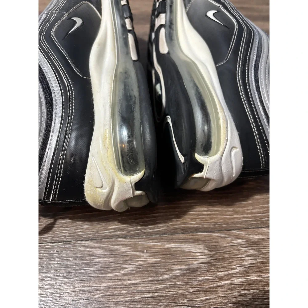 Nike Air Max 97 Black Silver Gradient Mens Size‎ 14 Sneakers 921826-016